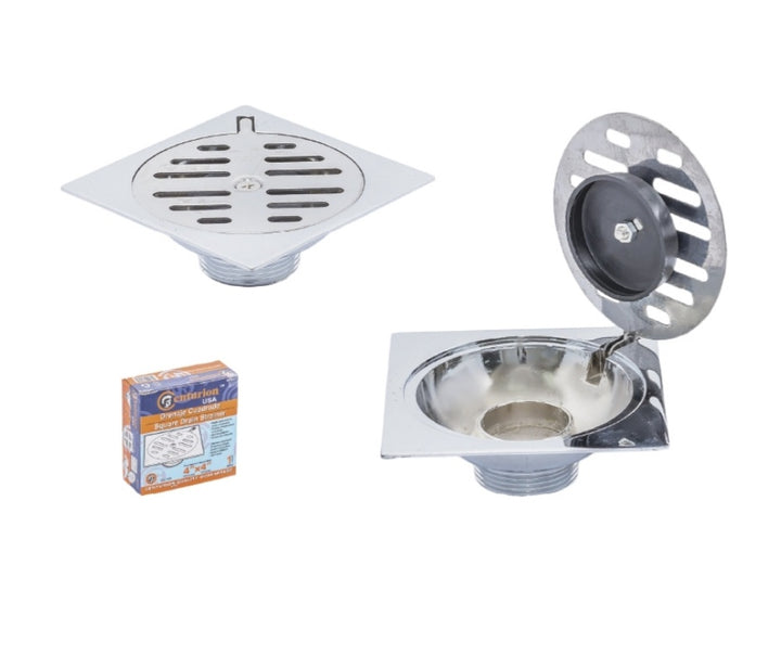CENTURION Floor Drain Strainer Square SFD01