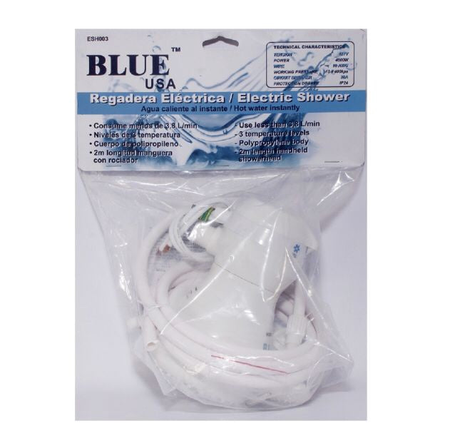 CENTURION Electric Shower Heater Blue Usa ESH003 4800W 120V