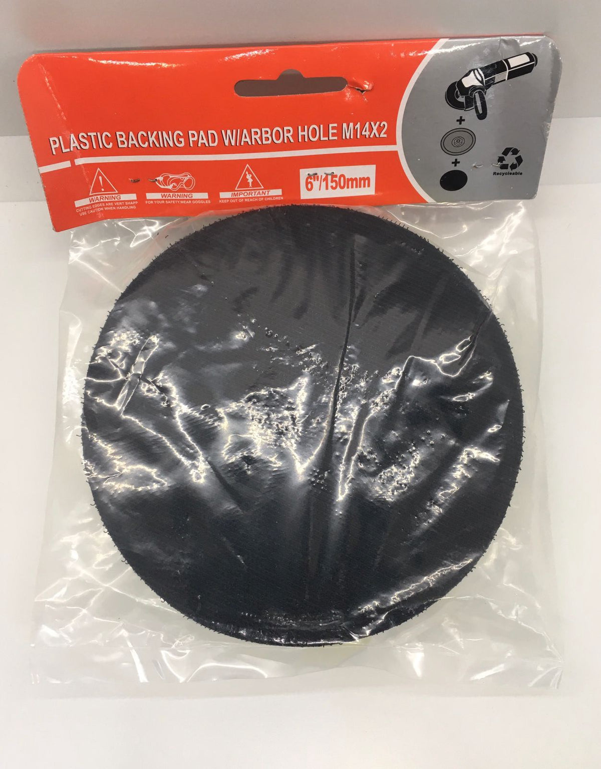 Backing Pad 6"/150MM for Velcro Disc M14X2