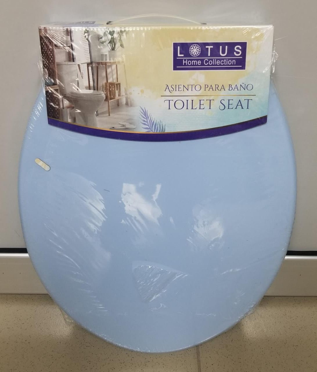 LOTUS Toilet Seat Plastic Blue 90598