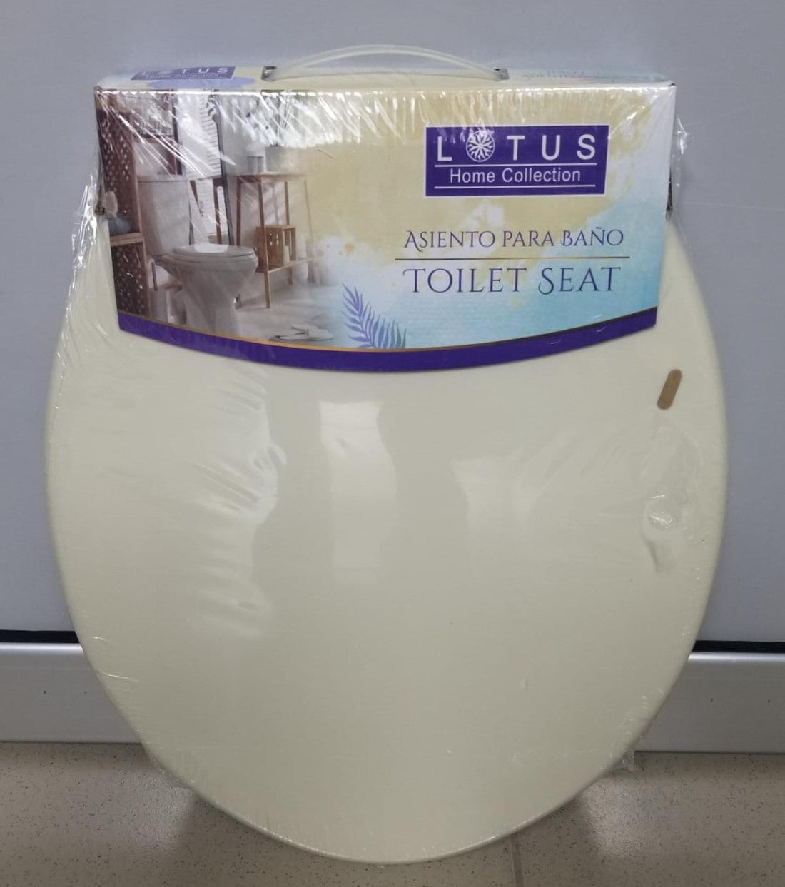 LOTUS Toilet Seat Plastic Cream 93751
