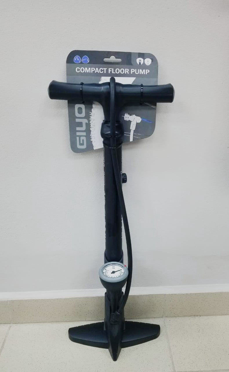 GIYO Bicycle Pump Compact Floor with Guage BMP-43P
