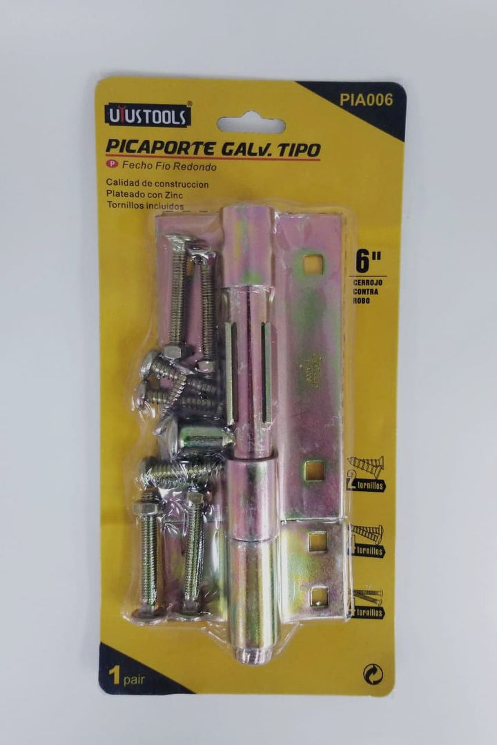 UYUSTOOLS Tower Bolt 6" #PIA006 Broad