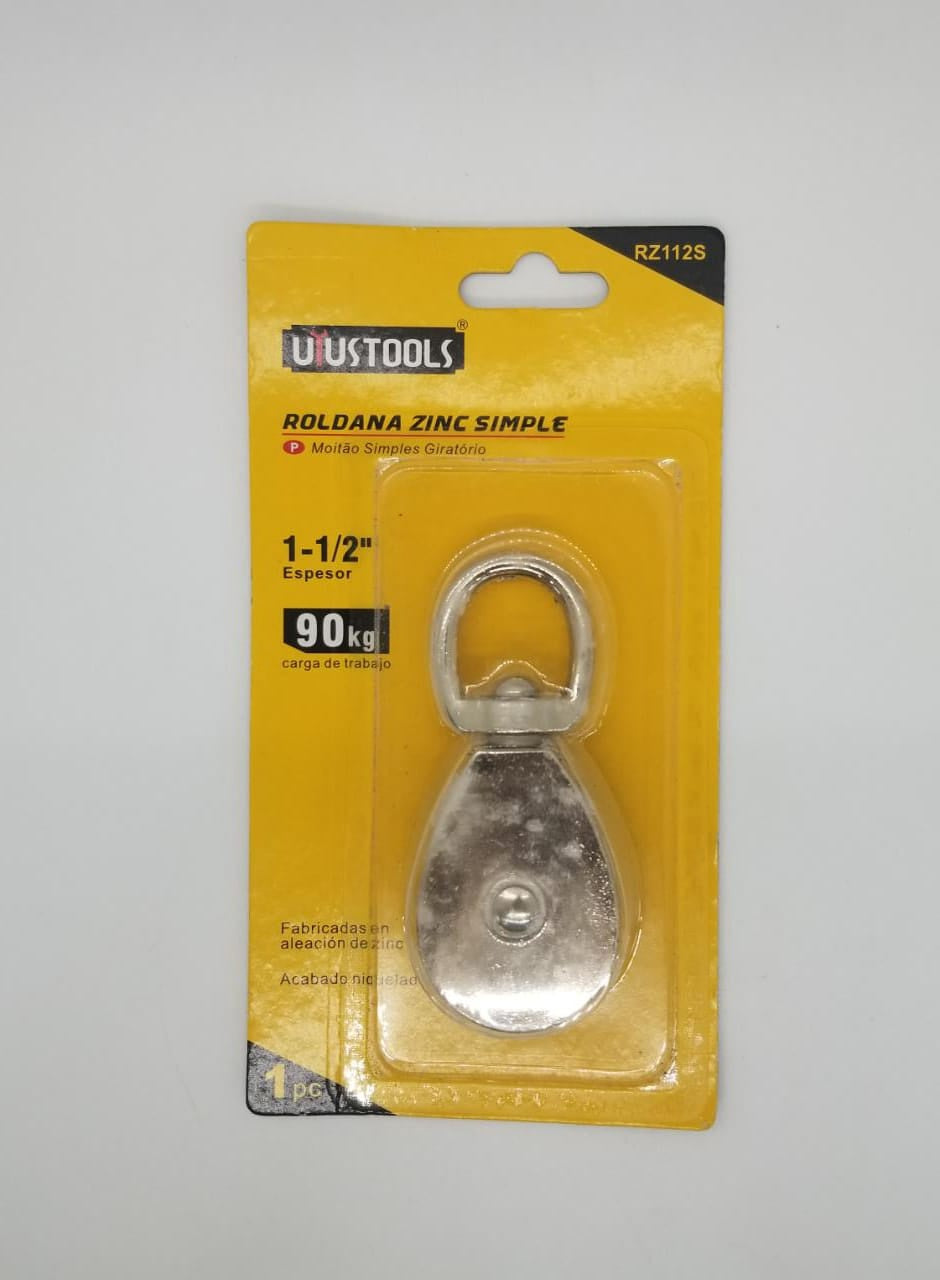 USTOOLS Pulley 1 1/2" Uyustools Chrome RZ112S