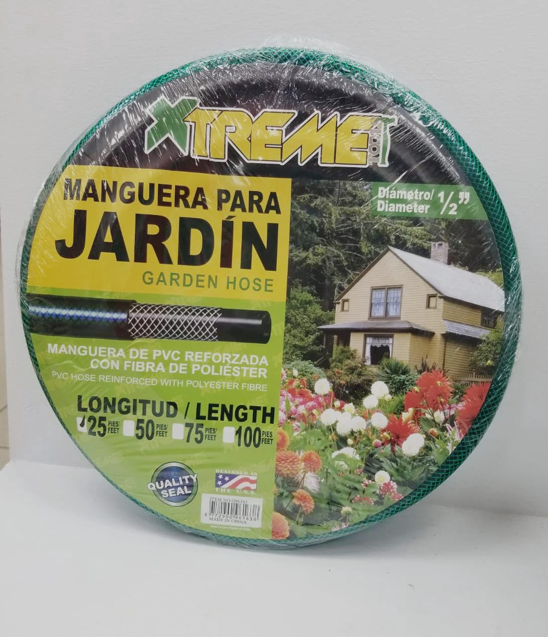 XTREME Hose 1/2" X 25' Jardin Reinforced #G96163