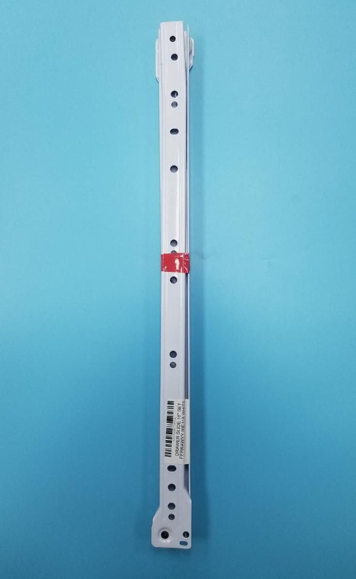 Drawer Slide 18" Set Ferrawyy RIE118 White