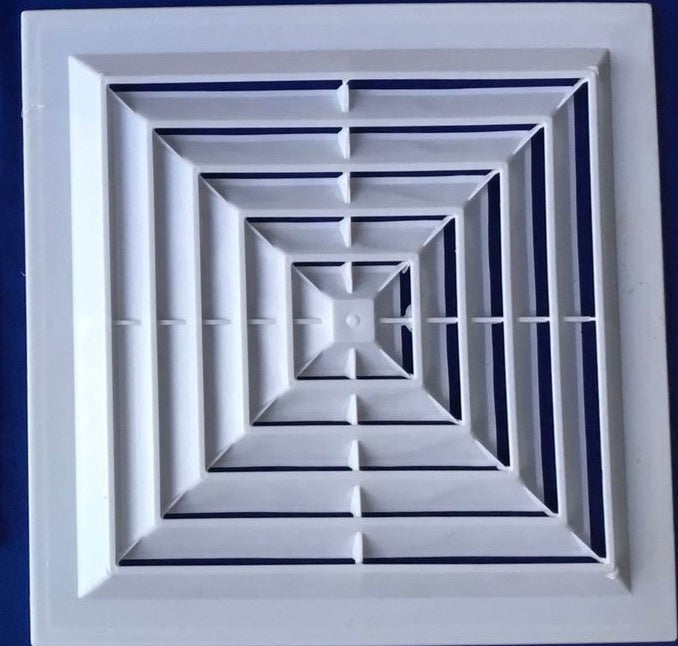 Ceiling Vent 16" X 16" White Plastic