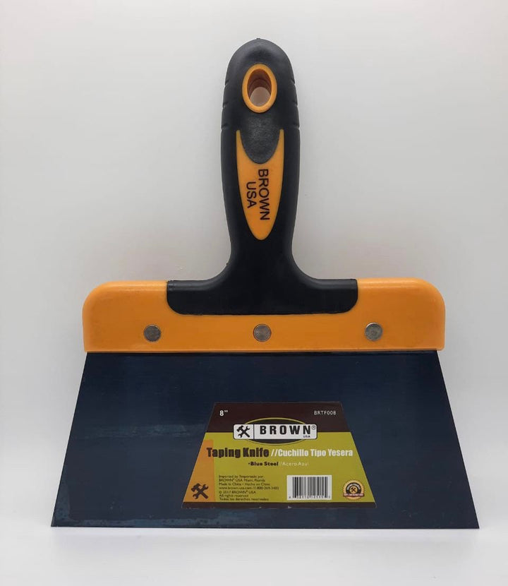 BROWN USA Taping Knife 8" Dry Wall #BRTF008