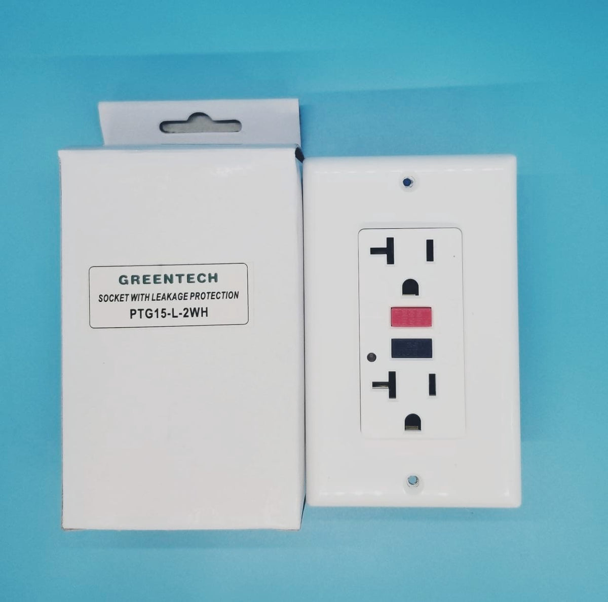 GREENTECH Point Gfci PTG15-L-2WH