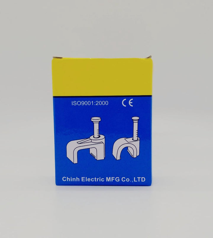 Cable Tower Clips 2.5MM/9MM Flat 100PCS Chinh Electric