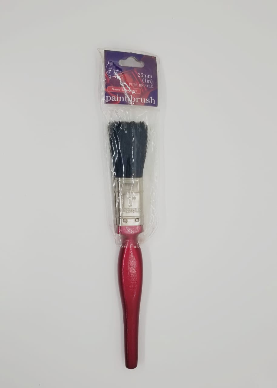 Paint Brush 1" Elliot Burgandy Handle