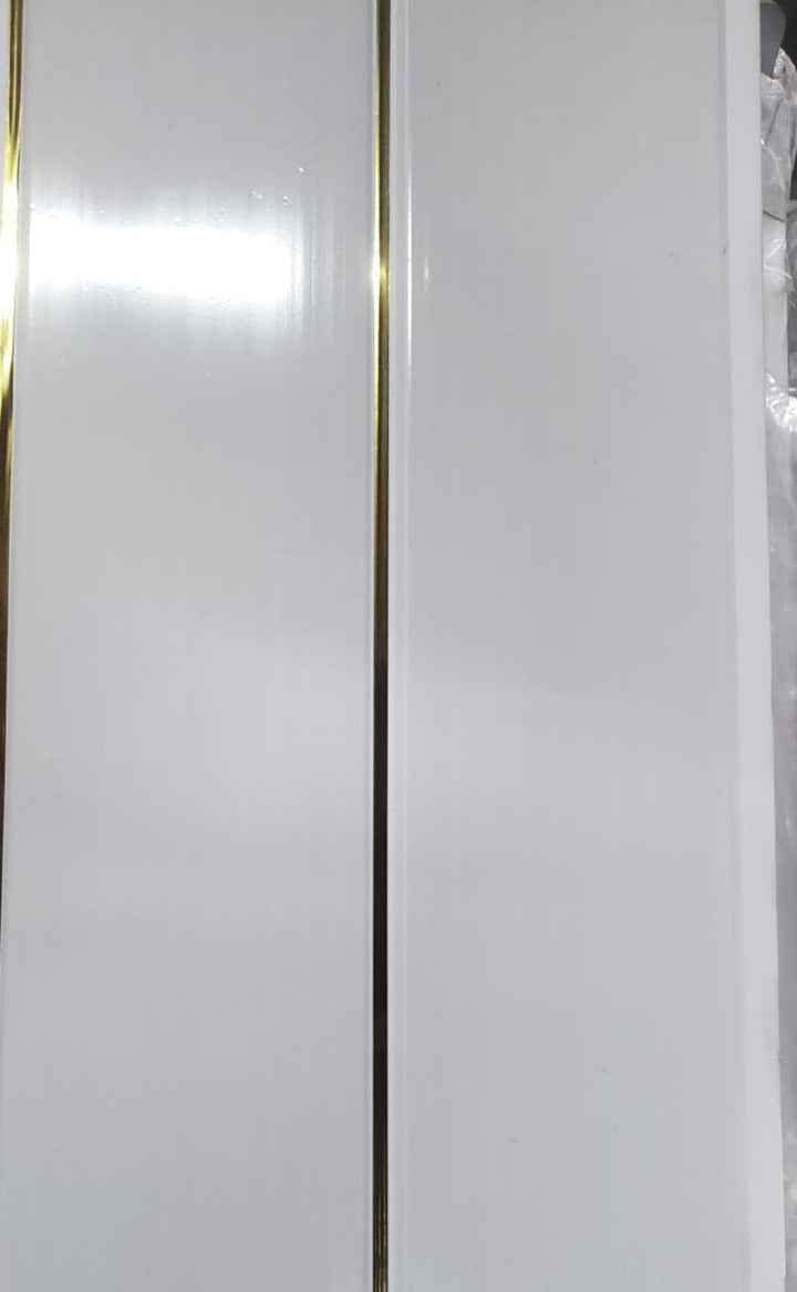 Ceiling PVC 19.5' X 8" #DH1204 White & Gold