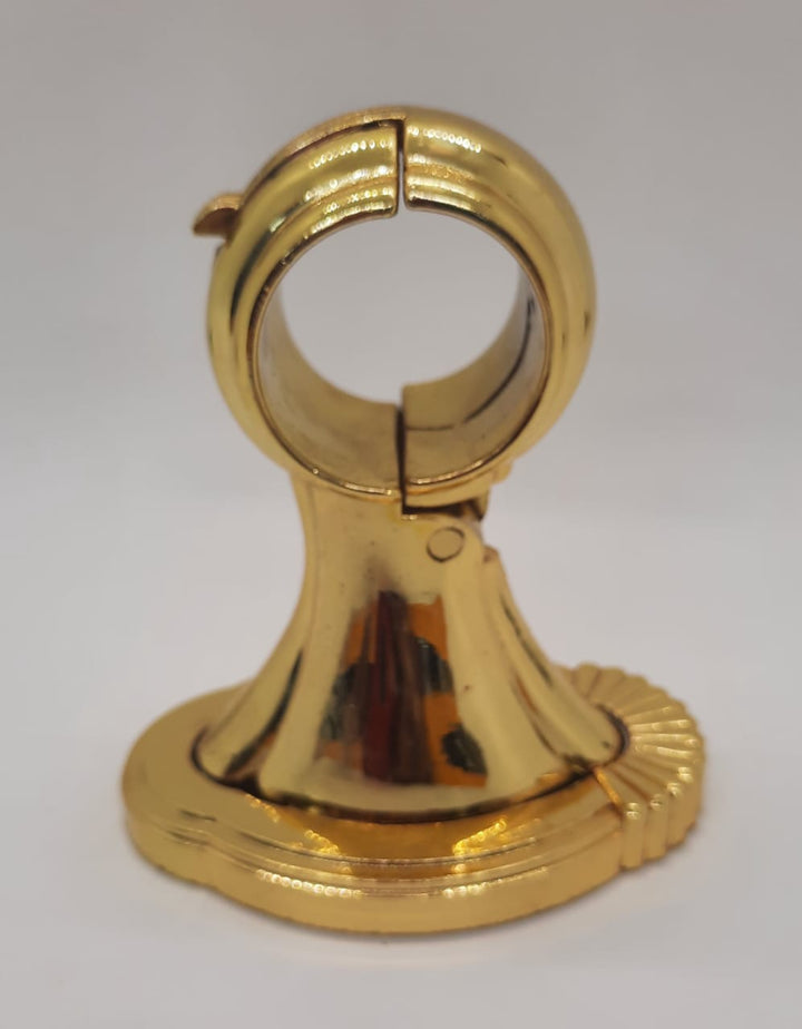 Curtain Rod Holder Gold Plastic Decorative Each