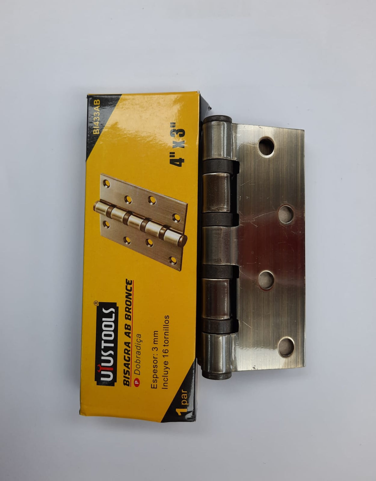 USTOOLS Butt Hinges 4" X 3" B1433AB