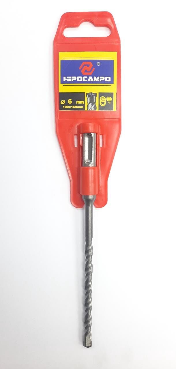Drill Bit Concrete Hammer 6MM 100X160MM Hipocampo