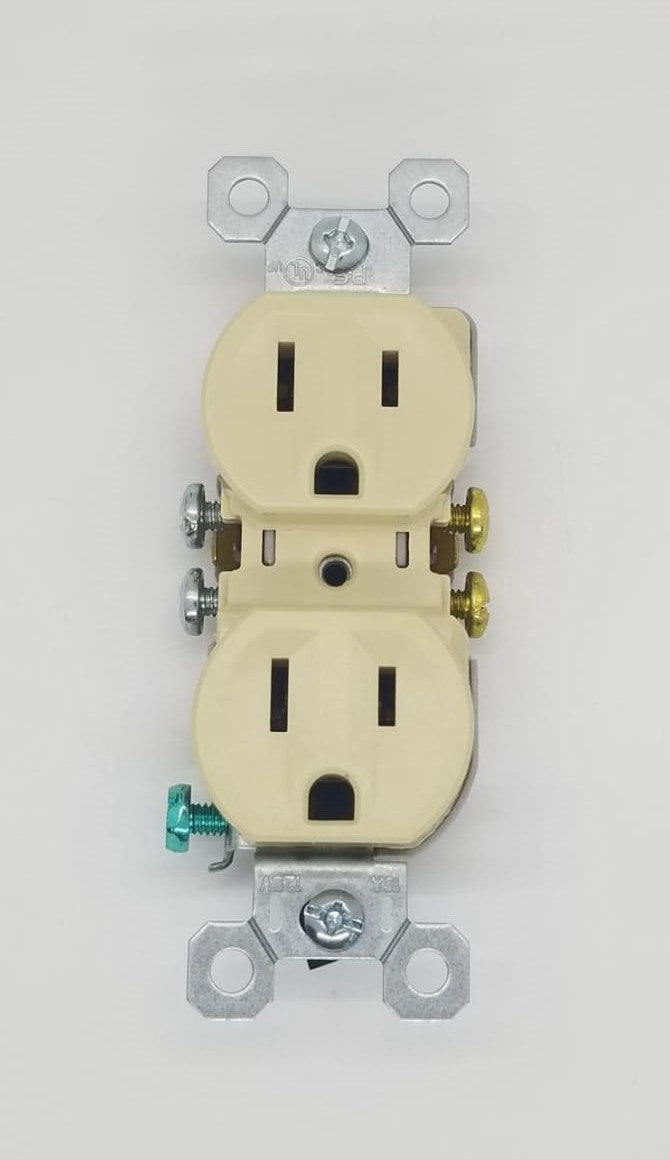 LEGRAND Duplex Receptacle Ivory Pass & Seymour 3232-I 15A
