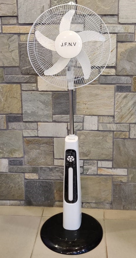 JFNV Fan 16" J.f.n.v 300-16 K300A Solar Rechargeable Floor AC/DC Dual Power