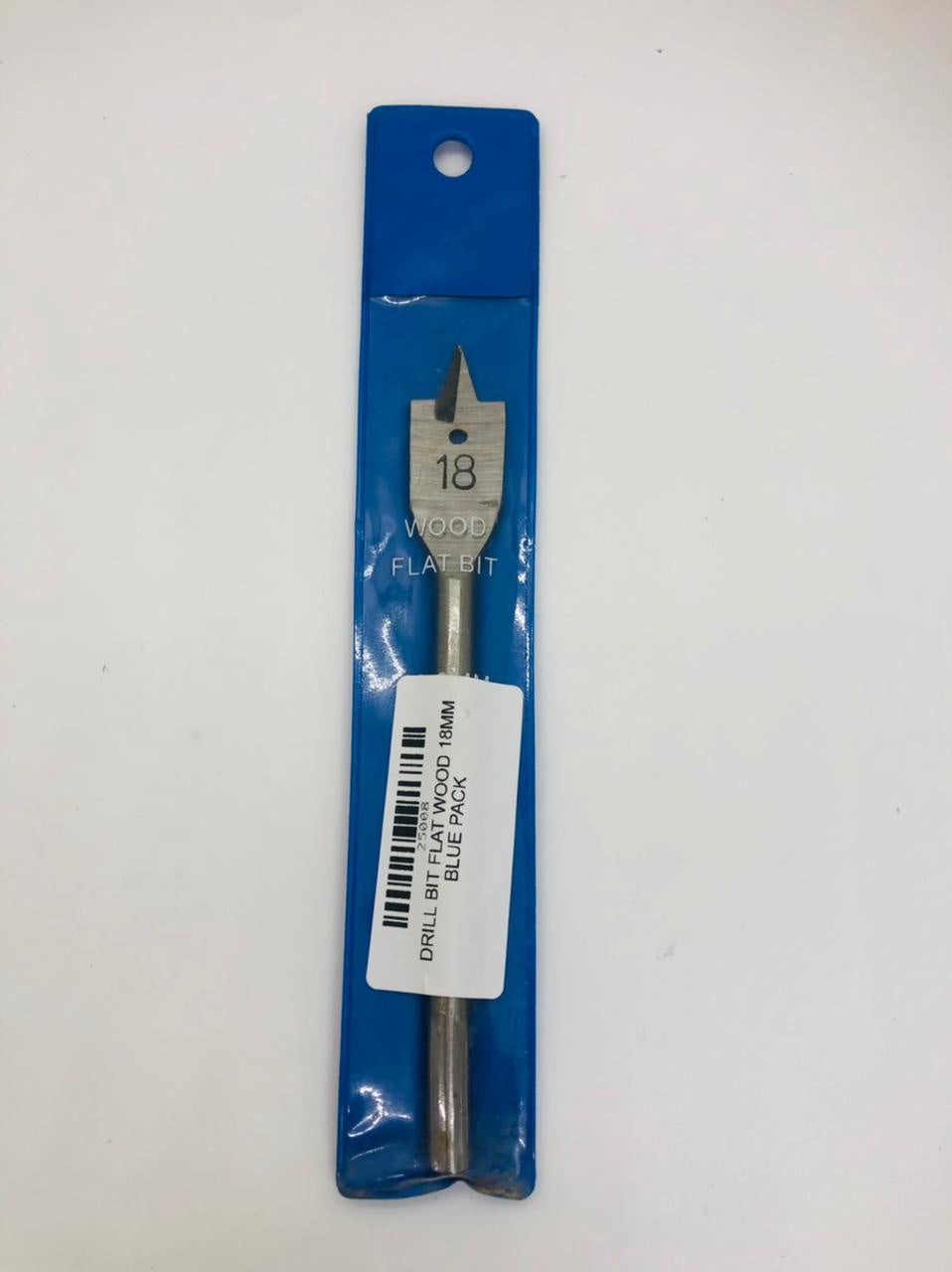 Drill Bit Flat Wood 18MM Blue Pack