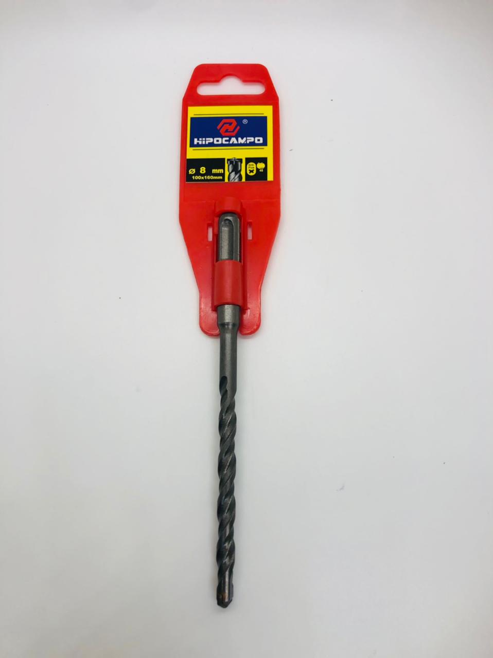 Drill Bit Concrete Hammer 8MM 100X160MM Hipocampo