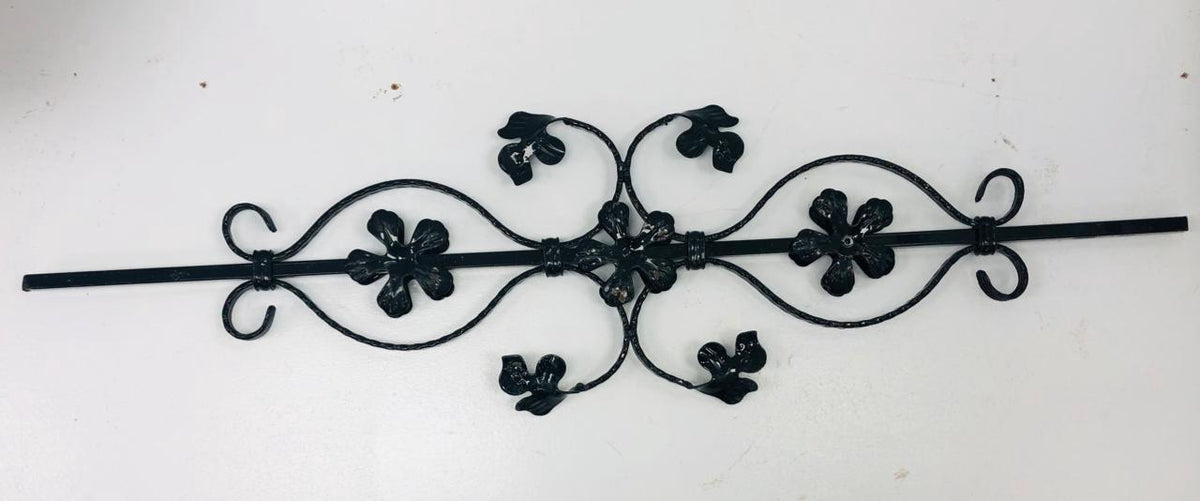 Decorative Metal 39 3 Flower Design
