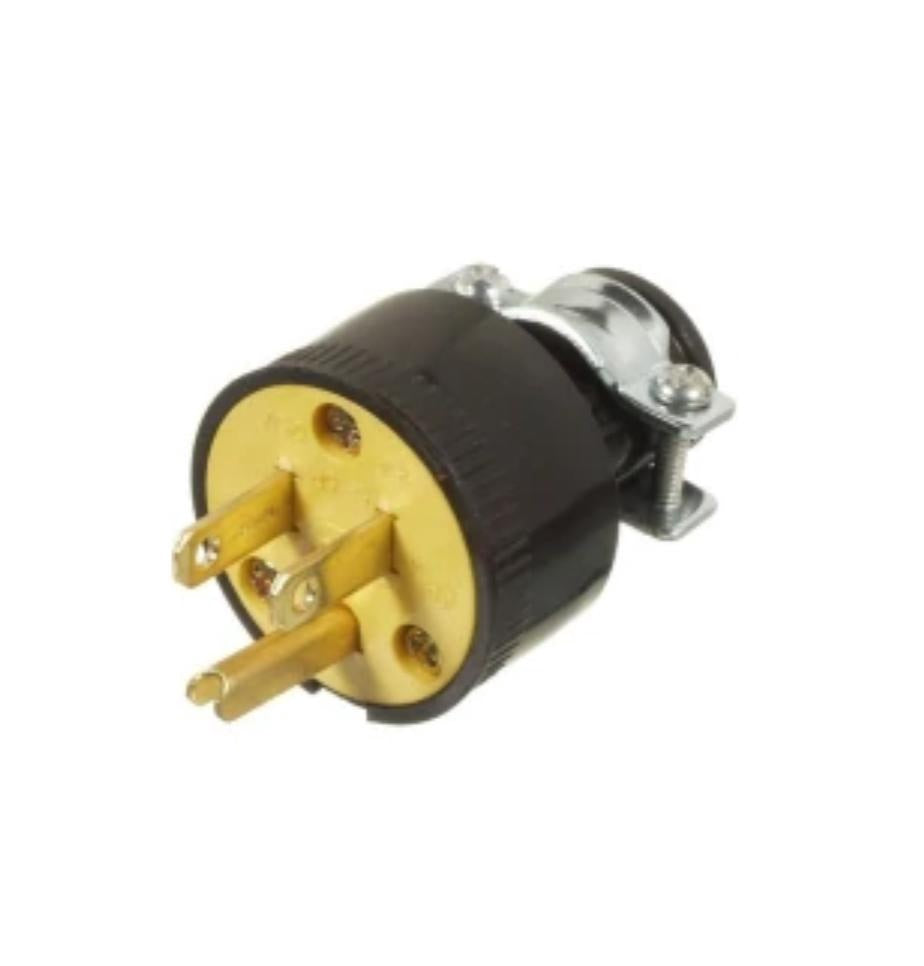 VISTA Plug 3 Pin Ve Black W/CLAMP 6511