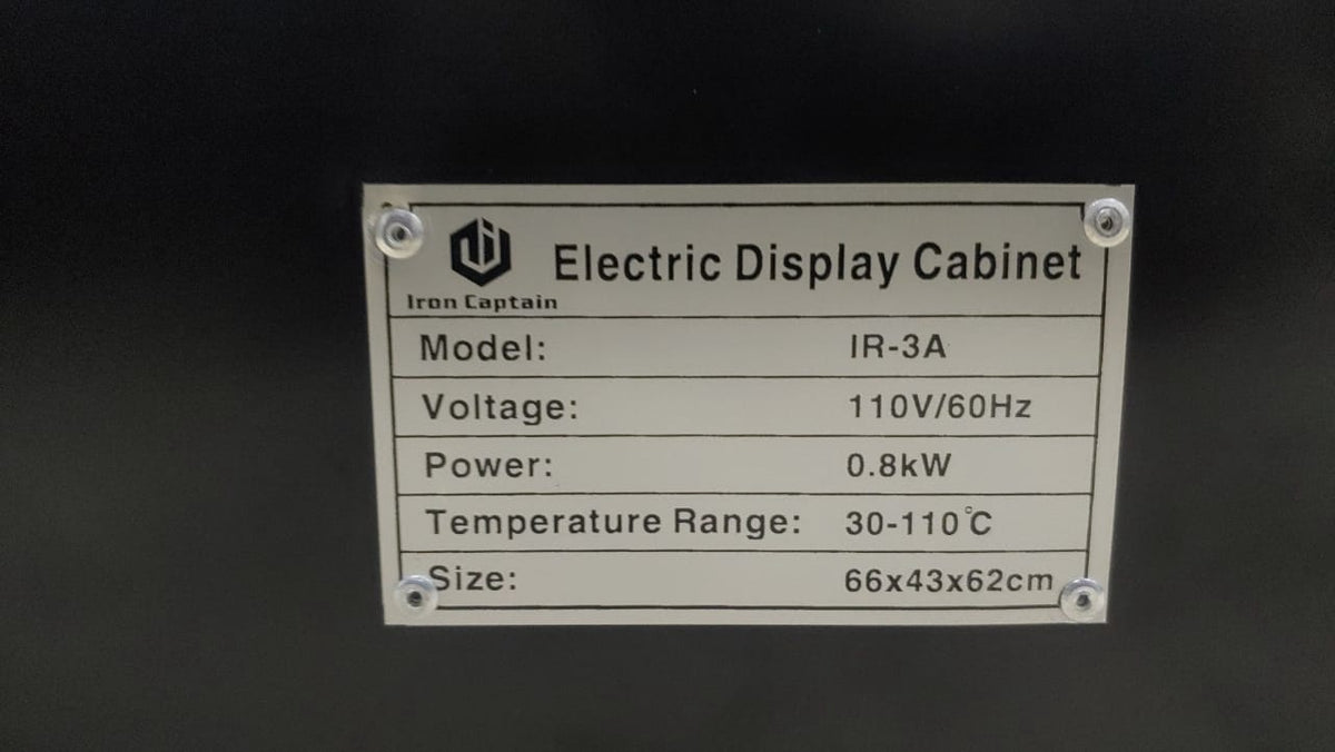 Food Chicken Warmer Electric Display Cabinet IR-3A