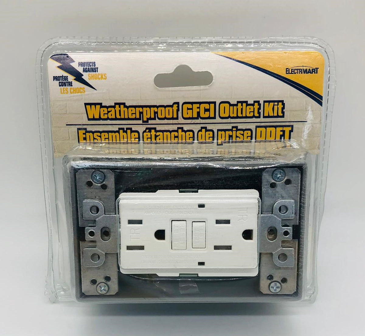 ELECTRMART Weatherproof Gfci Outlet Kit Electrimart 5559 #41250.