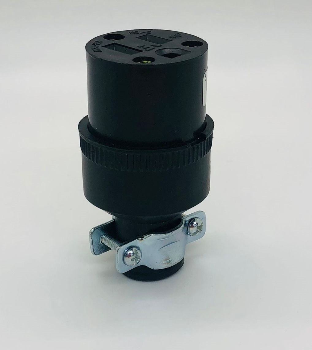 VISTA Point Duplex Single Hanging Ve 15A Black 6502