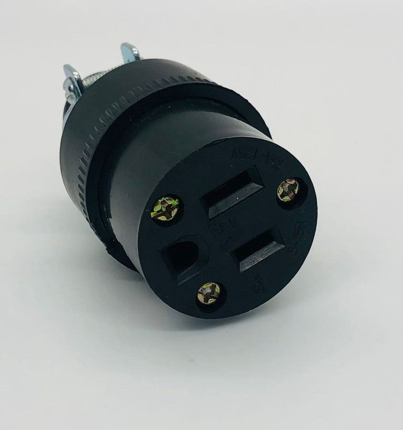 VISTA Point Duplex Single Hanging Ve 15A Black 6502