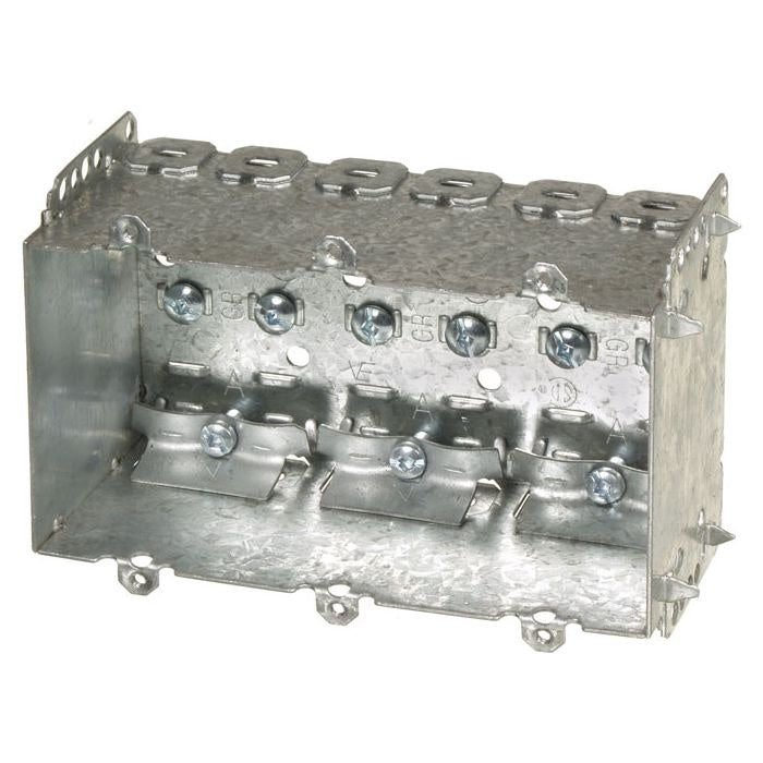 VISTA Base Metal 3 Gang Device Box 5 1/2" X 3" 1009 2104-LLE-3