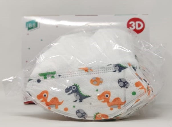 Face Mask 50PCS Pack Kids Children Jbs 3D