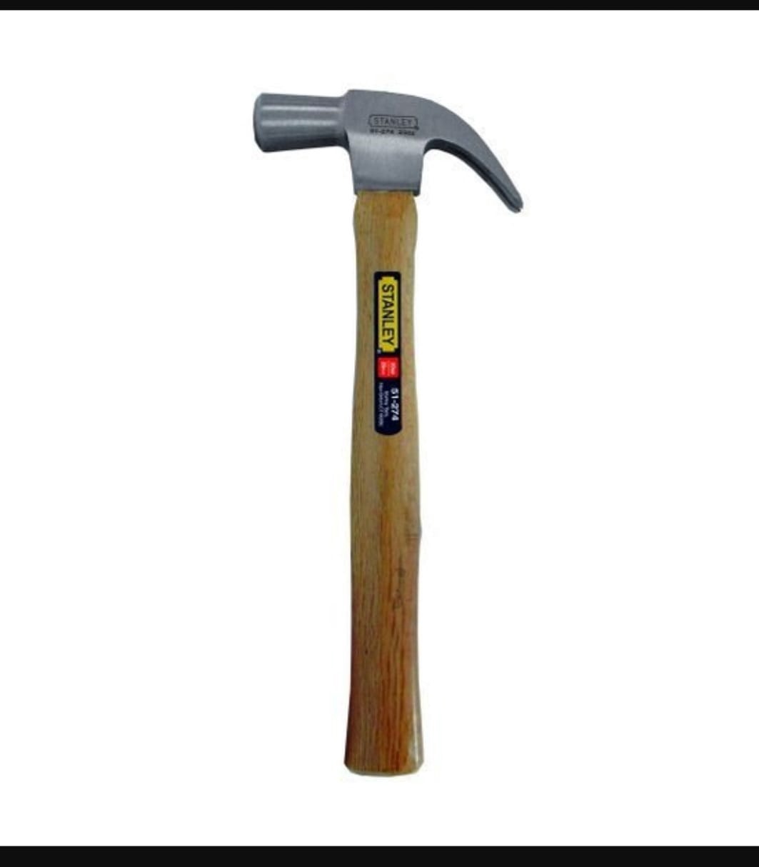 STANLEY Hammer Claw 51-274 20OZ Wood Handle