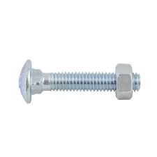 Bolt & Nut 3/8" X 7" Cuphead Full Thread