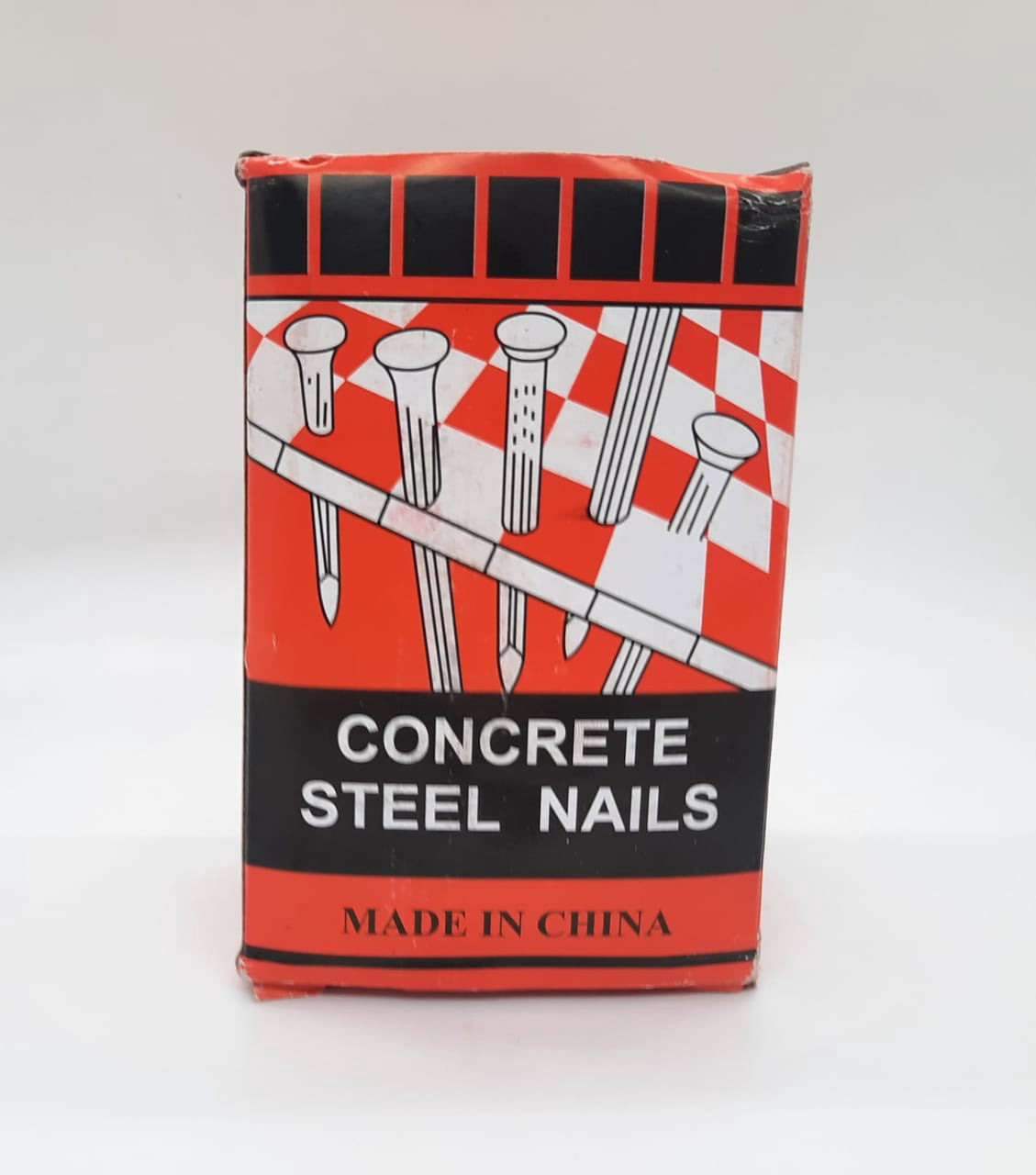 Nail 2" Concrete 1KG/2 1/4LB Red Box YL465 (Black Nail)