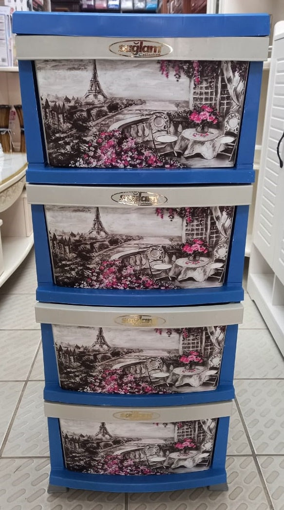 Cabinet 4 Draw Plastic Saglam Code 151