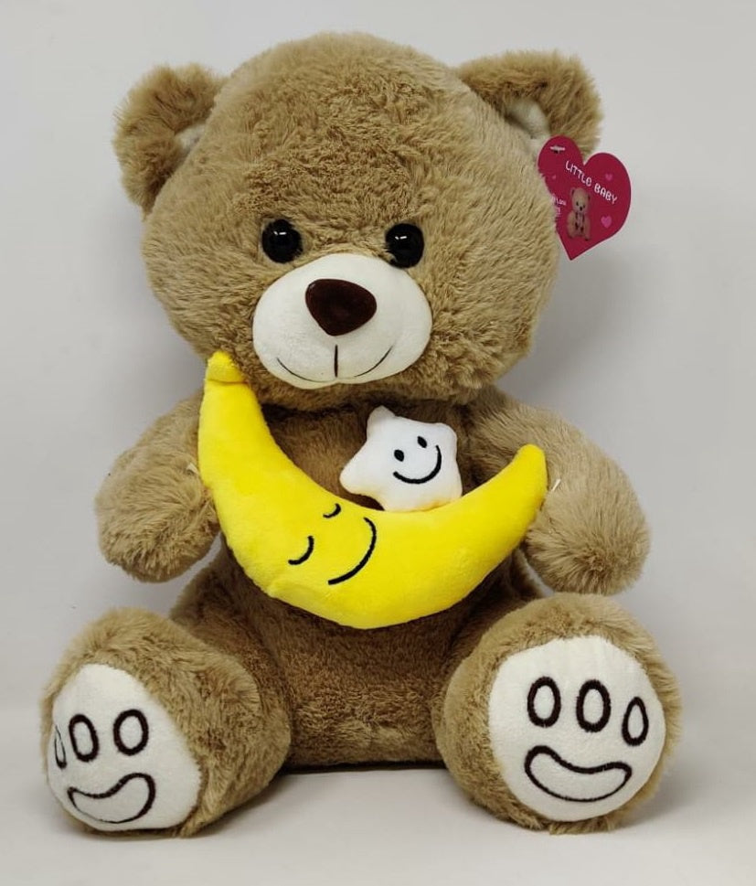 Plush Teddy Bear 412-30 Light Brown Moon