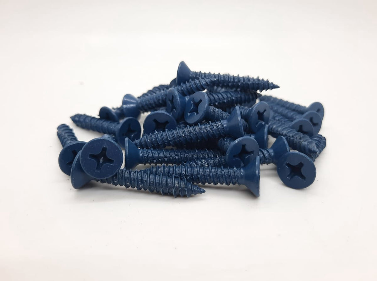 Screw Concrete Blue 1 1/2" 6.3X38 Sold Each