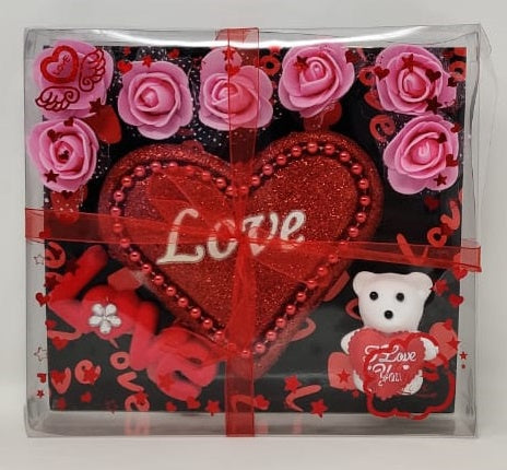 Gift Set Roses Heart Valentine C-18 Love