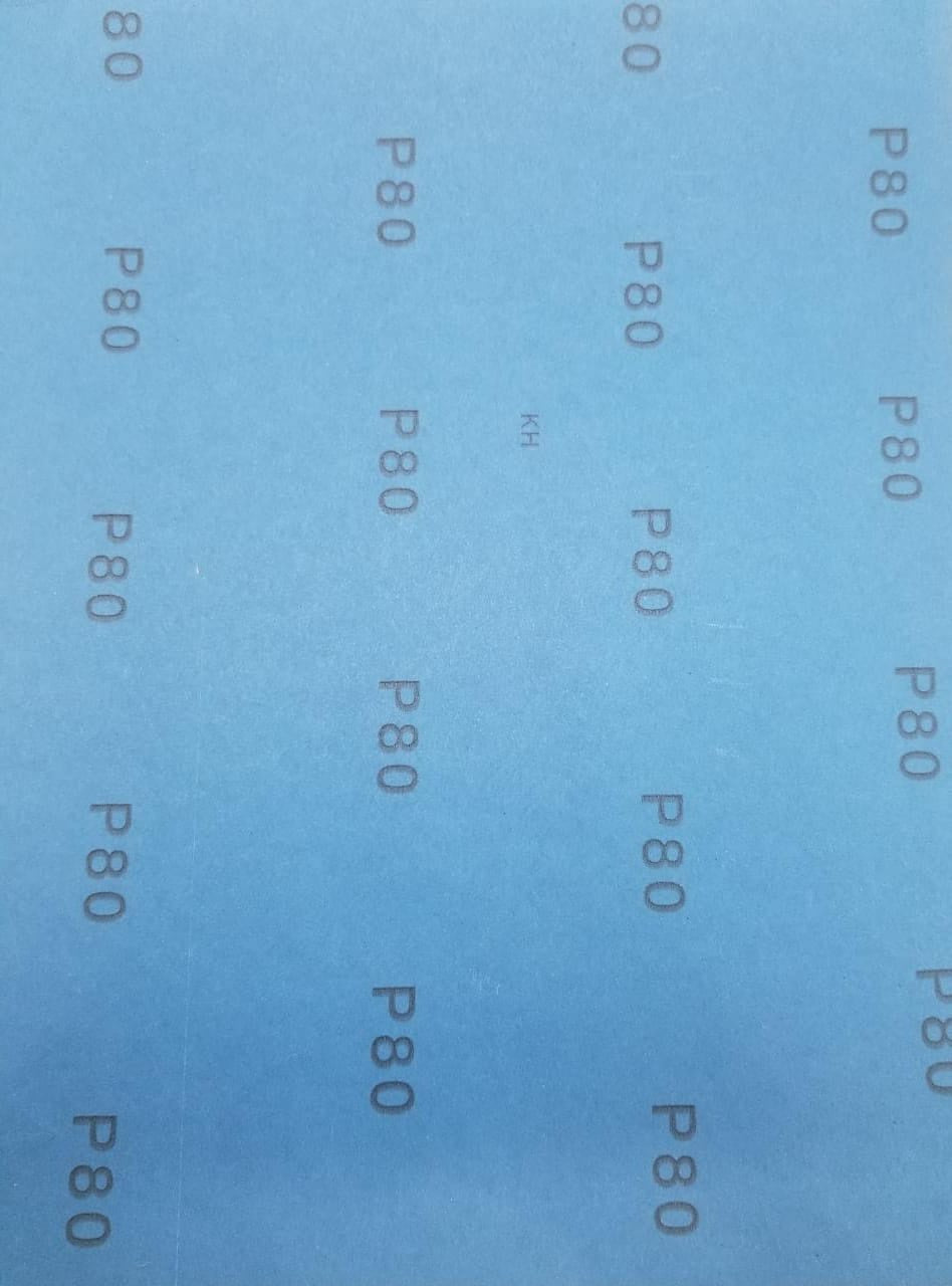 Sand Paper Metal Blue Back P80