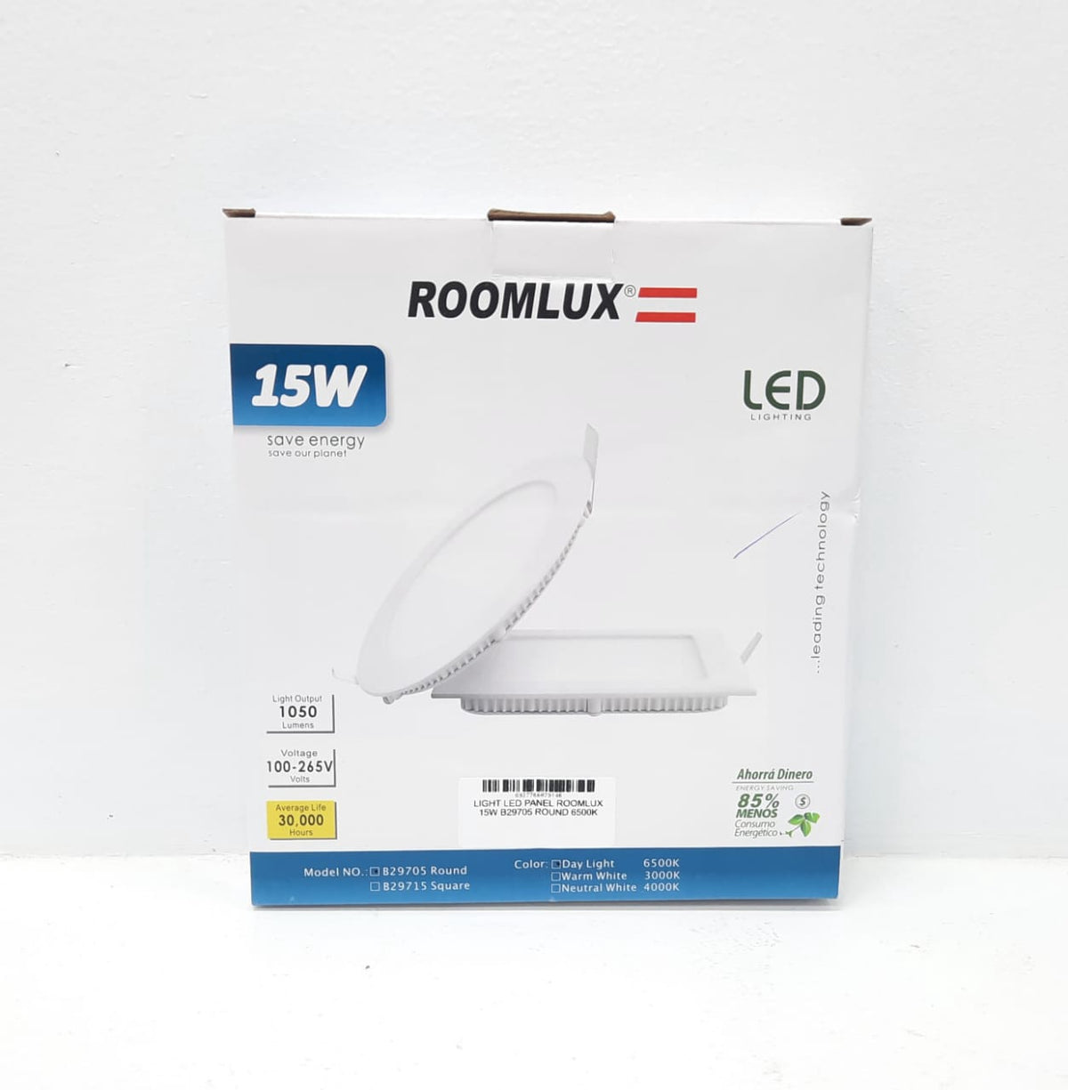 ROOMLUX Light LED Panel 15W B29705 Round 6500K