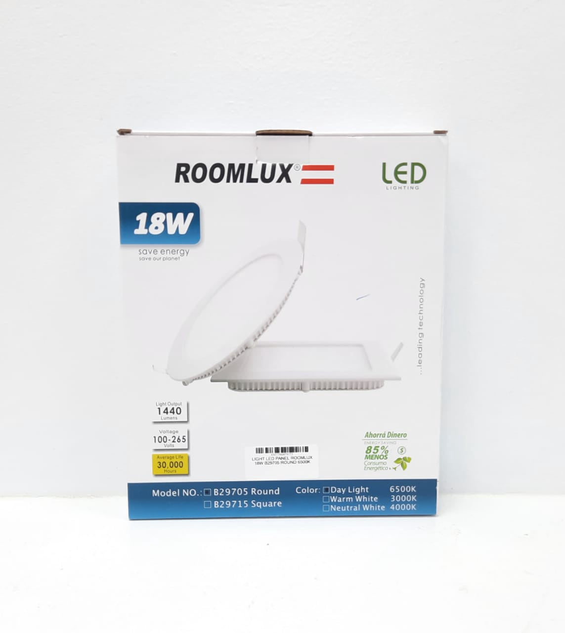 ROOMLUX Light LED Panel 18W B29705 Round 6500K
