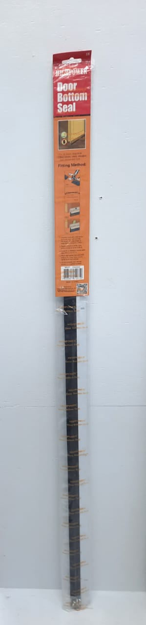 HIGH POWER Door Sweep Bottom Seal Highpower 1METRE HP1271 Aluminium