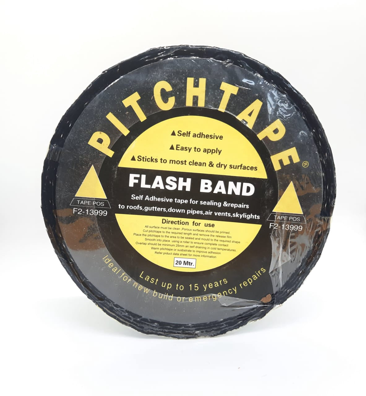 Flash Band 10 Metre X 75MM 3" Pitchtape Roll