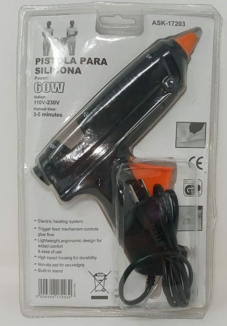 Glue Gun 60W ASK-17203 Pistola Para Silicona