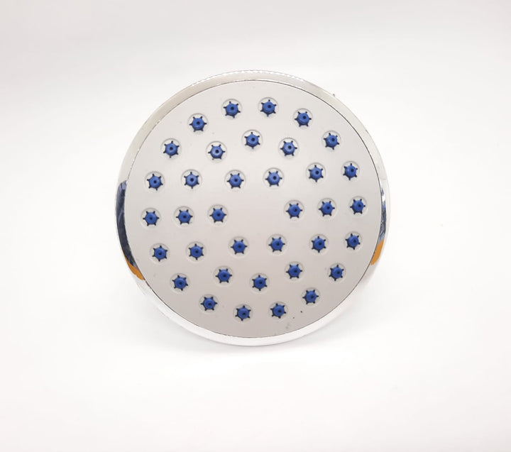 Shower Rose 1/2" Small Grey Nickle 4" Round Head