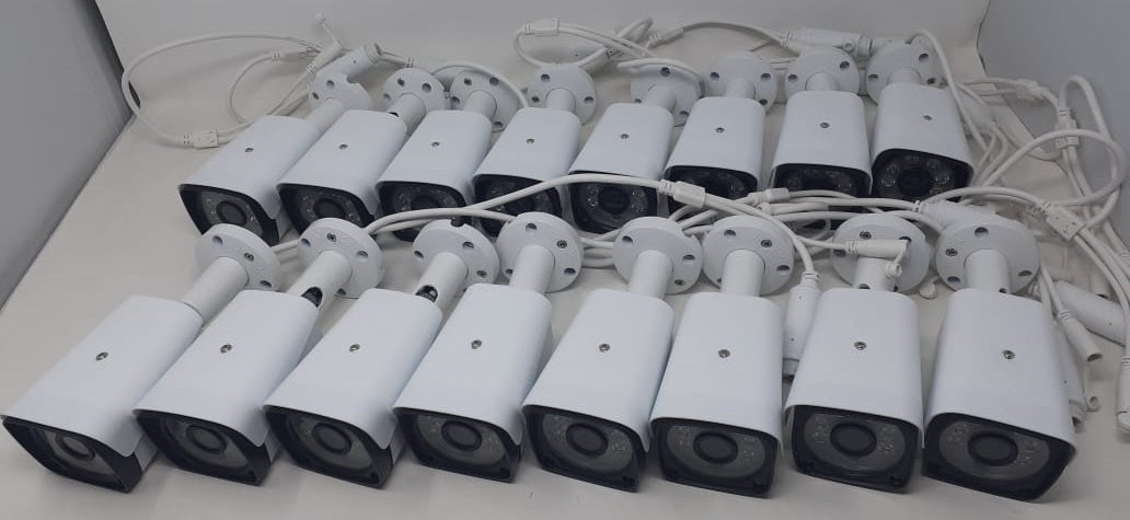 Security Camera Kit 16-PORT Nvr Poe Full Kit with 2TB Hard Drive