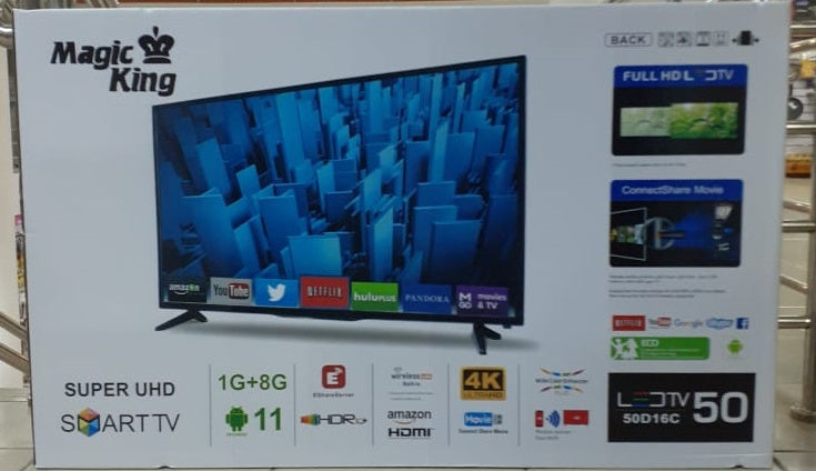 MAGIC KING Television 50" Smart LED Android 11 50D16C-2022