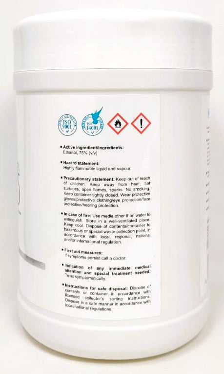 CLEACE Wet Wipes Disinfecting 75% Alcohol 100 Wipes
