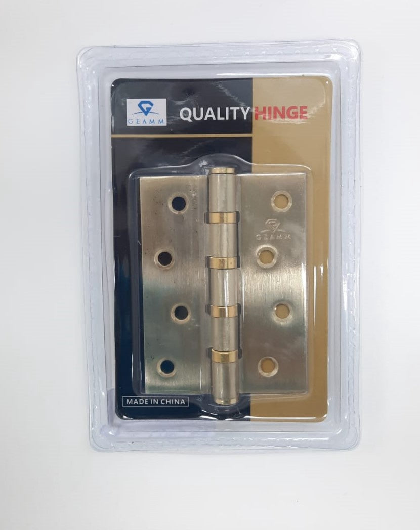 Butt Hinges 4" X 3" Geamm Gold