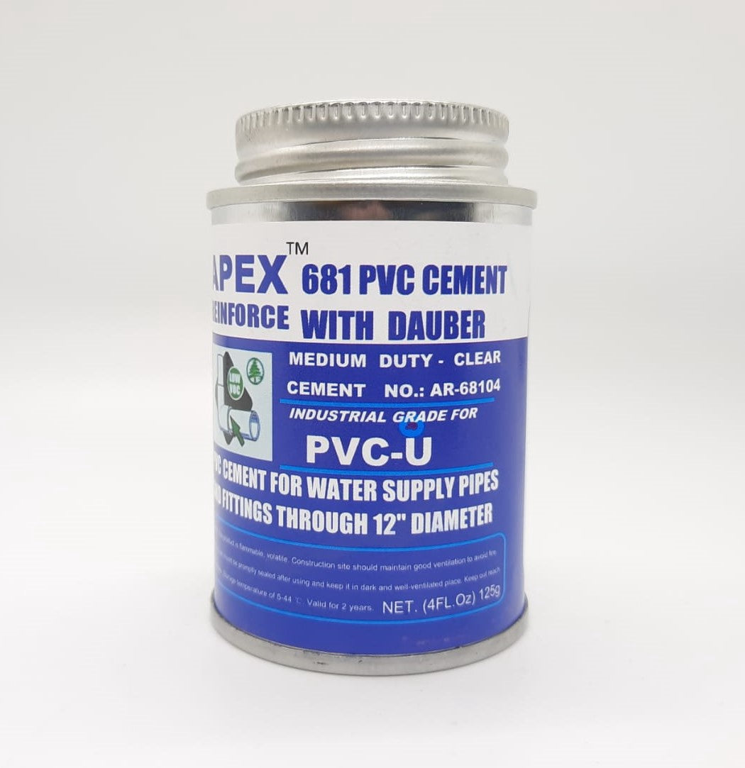 PVC Paste Cement 1/4PT 4OZ Apex